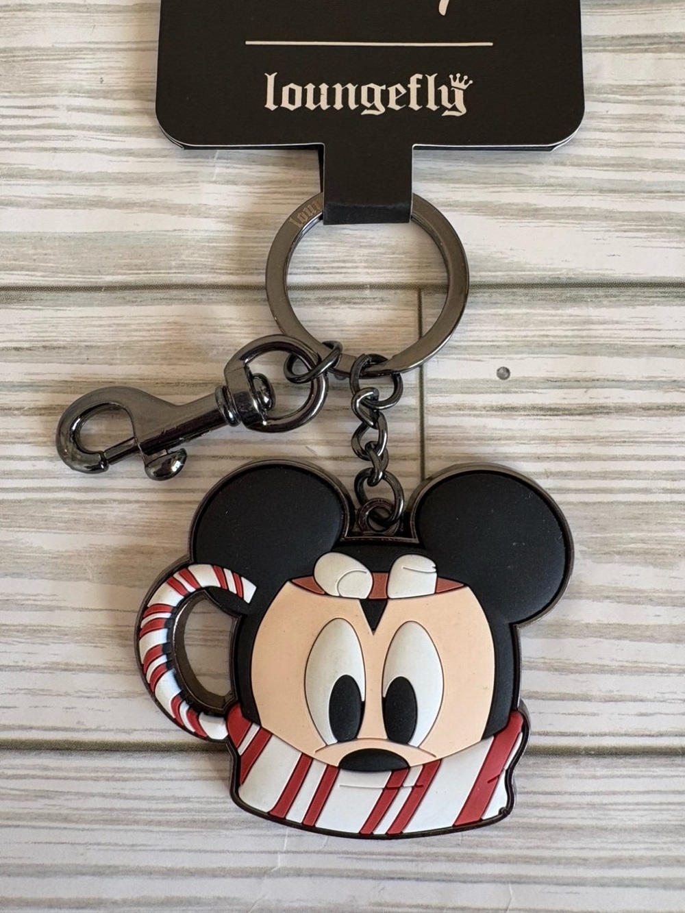 🎄Loungefly Disney Mickey Hot Cocoa 3D Molded Keychain